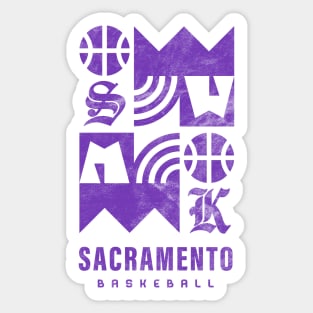 Sacramento Kings Basketball Fans Gift Sticker